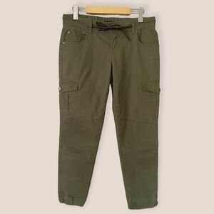 Dd77 Green Low Rise Cargo Pant